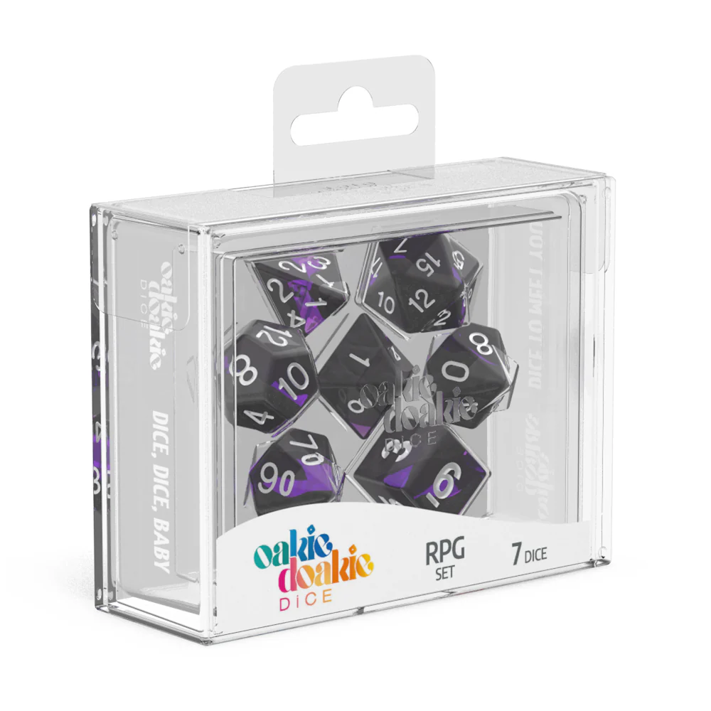 Oakie Doakie Dice RPG Set Enclave - Amethyst