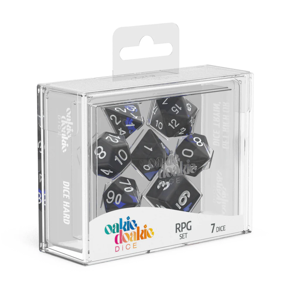 Oakie Doakie Dice RPG Set Enclave - Sapphire
