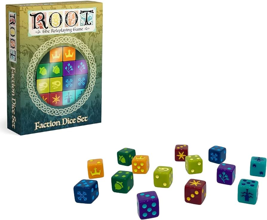 Root The Roleplaying Game Faction Dice Set