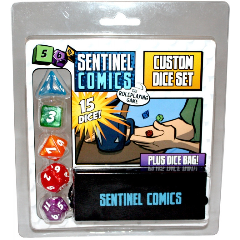 RPG Sentinels Comics - Custom Dice Set