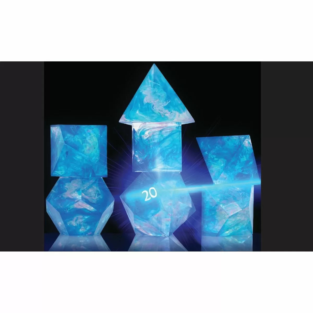 Sirius Dice -  Blue Cloak & Dagger Dice Set 7