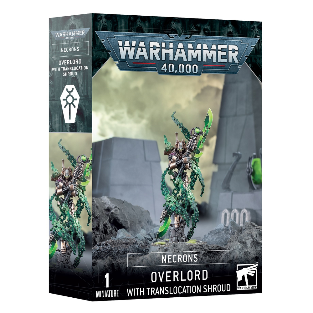 49-70 Warhammer 40k: Necrons: Overlord with Translocation Shroud