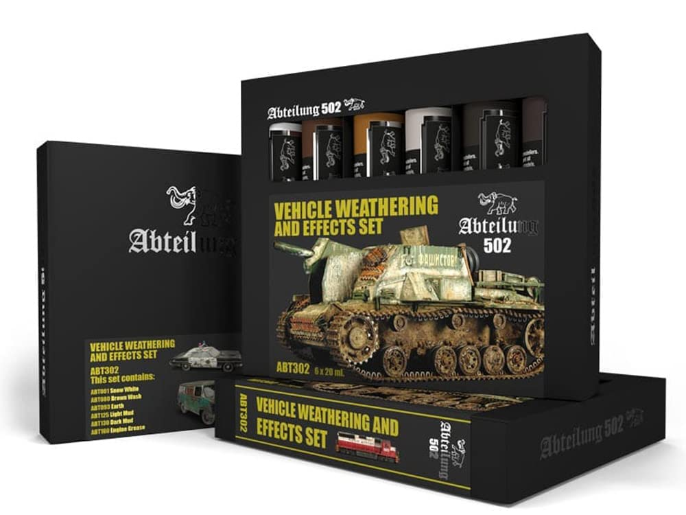 Abteilung 502 Oil Sets: Vehicle Weathering and Effects Set