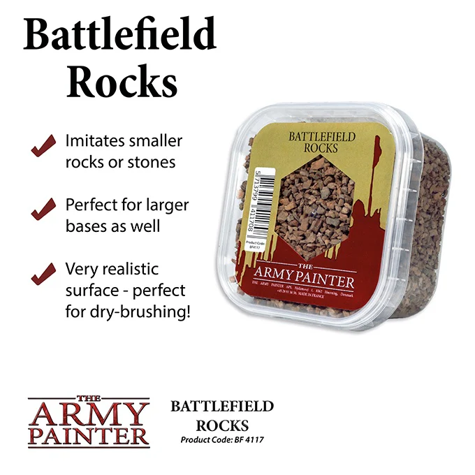 Army Painter Basing: Battlefield Rocks