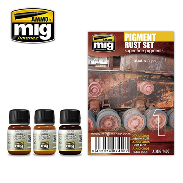 Ammo by MIG: Weathering Pigment Rust Set