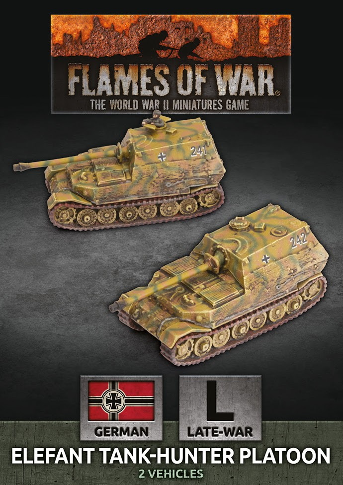 Flames of War: German: Elefant Tank-Hunter Platoon