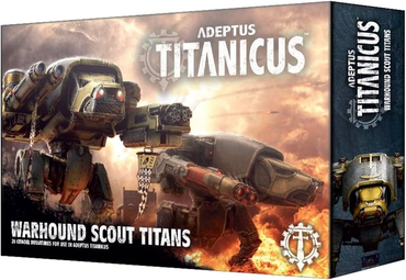 400-18 Adeptus Titanicus Warhound Scout Titans