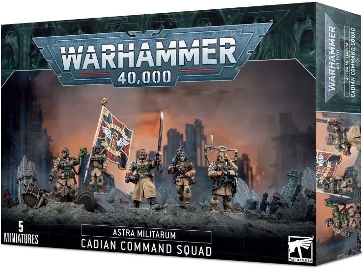 47-09 Astra Militarum Cadian Command Squad 2019