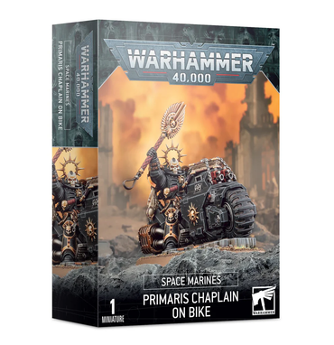 48-31 Warhammer 40k: Space Marine Primaris: Chaplain on Bike