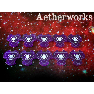 Aetherworks X-Wing Energy Tokens (10) - Purple