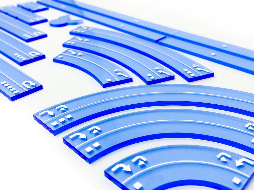 Aetherworks X-Wing Movement Templates - Blue