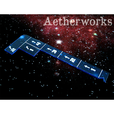 Aetherworks X-Wing Range Ruler - Blue
