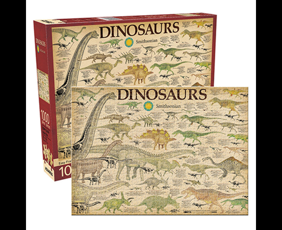Aquarius Puzzle Smithsonian Dinosaurs Puzzle 1000 Pieces