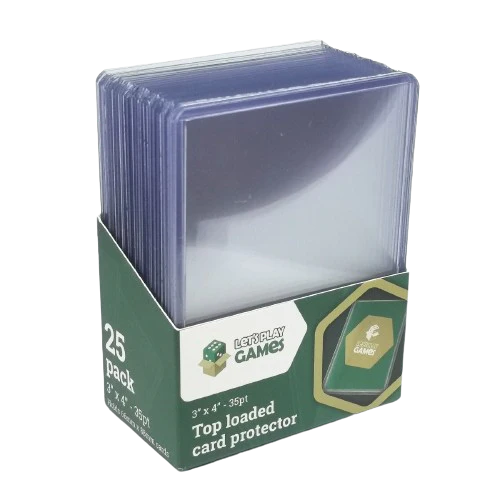 LPG Top Loader Card Protector 3x4" 35pt
