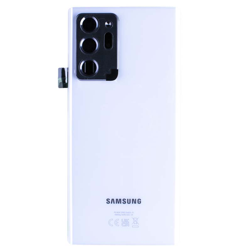 Galaxy Note 20 Ultra Rear Cover Glass with Camera Lens - White