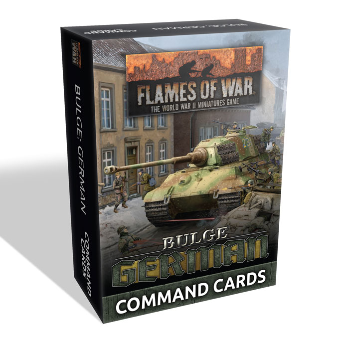 Flames of War: Bulge: German Command Cards (66x Cards)