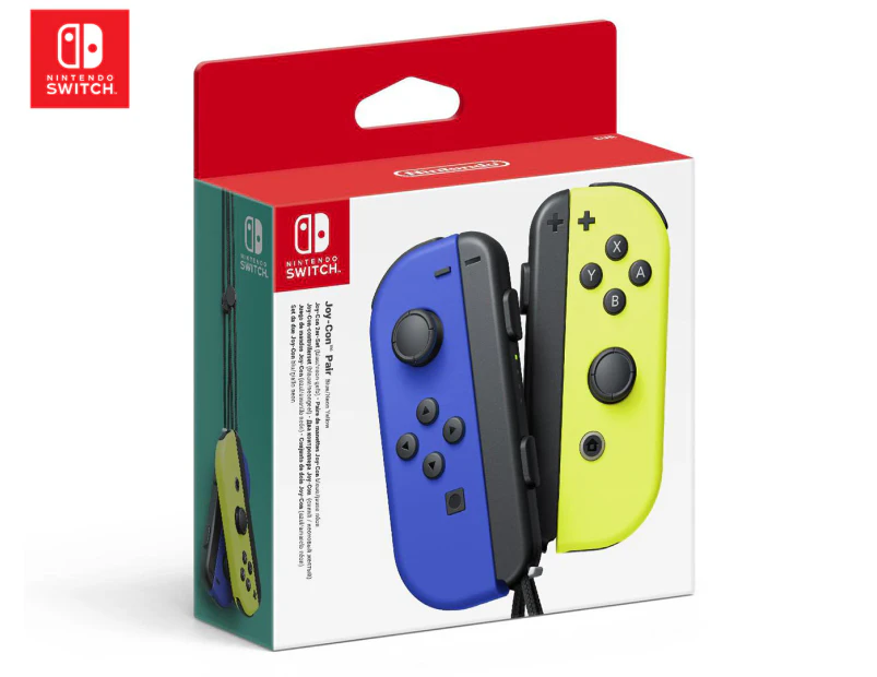 SWI Joy-con Pair Controller - Neon Blue/Neon Yellow
