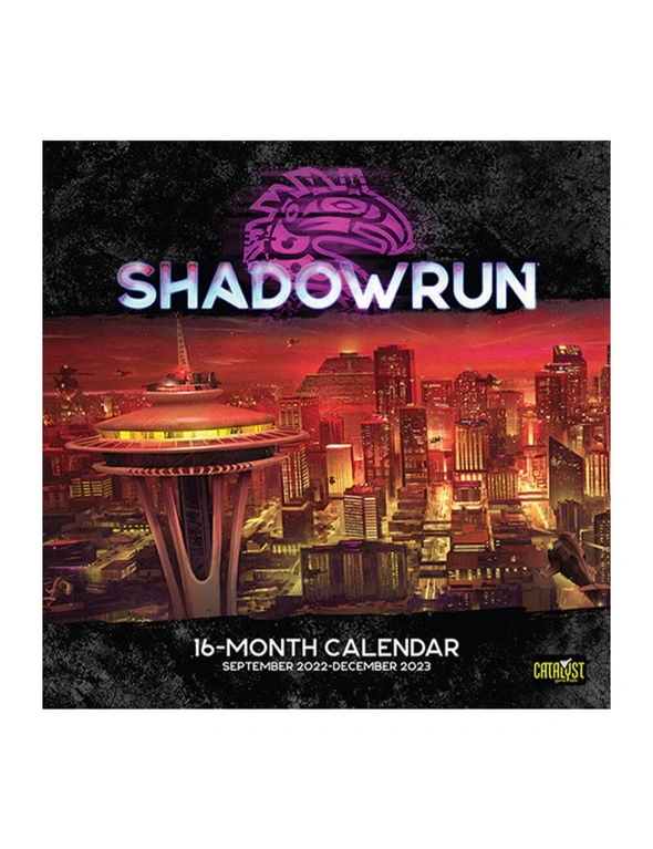 Shadowrun RPG 16 Month Calendar Game Maps