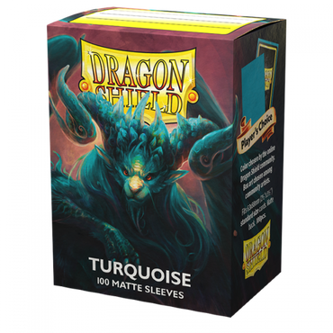 Dragon Shield Matte Sleeves: Turquoise Ateback
