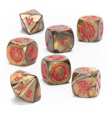 202-50 Blood Bowl: Chaos Dwarf Team Dice