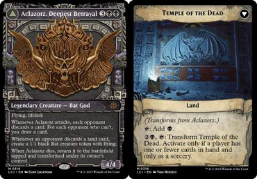 Aclazotz, Deepest Betrayal // Temple of the Dead (Showcase) [The Lost Caverns of Ixalan]
