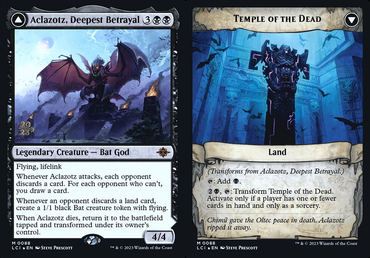 Aclazotz, Deepest Betrayal // Temple of the Dead [The Lost Caverns of Ixalan Prerelease Cards]