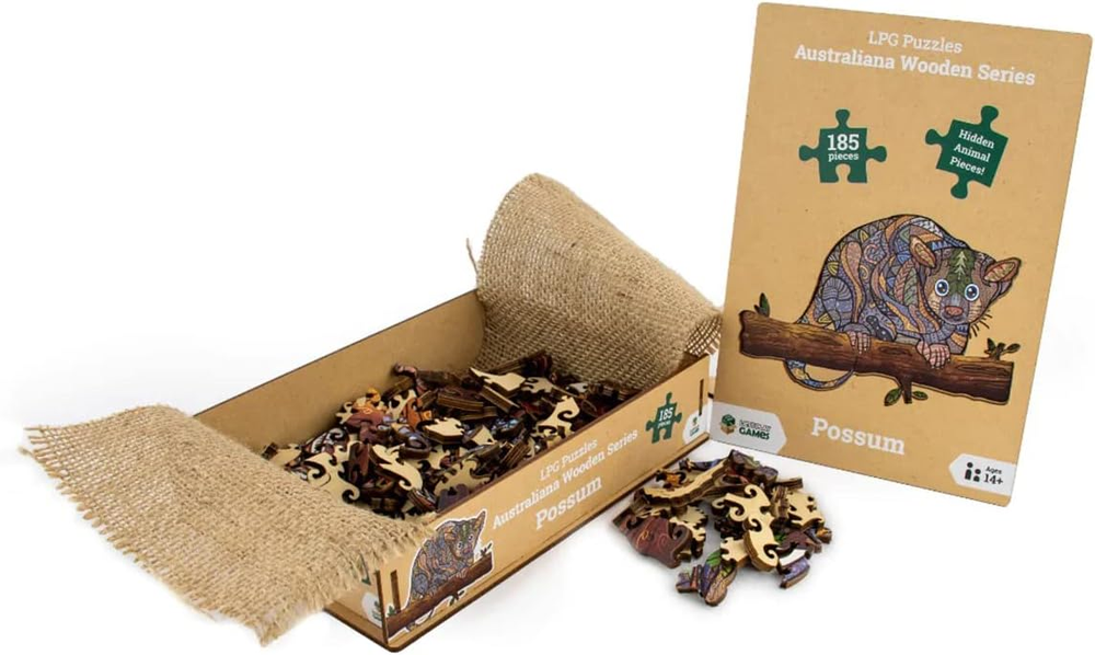 LPG Wooden Puzzle Australiana Series 01 - Possum