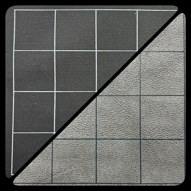 CHX 97480 Reversible Megamat 1" Squares Black-Grey (34 1/2 x 48)