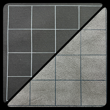 CHX 97480 Reversible Megamat 1" Squares Black-Grey (34 1/2 x 48)