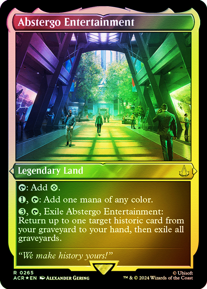 Abstergo Entertainment (Foil Etched) [Assassin's Creed]