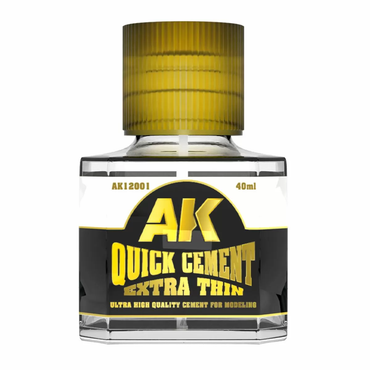 AK Interactive - Basics - Quick Cement Extra Thin 40ml