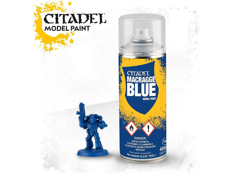 62-16 Citadel Spray Paint: Macragge Blue