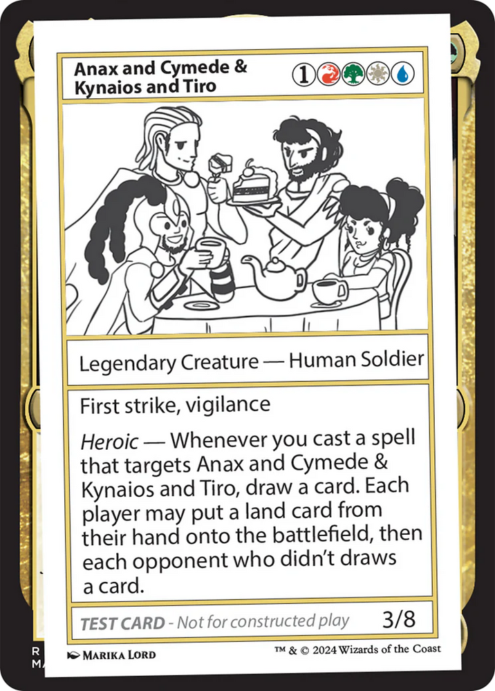 Anax and Cymede & Kynaios and Tiro [Mystery Booster 2 Playtest Cards]