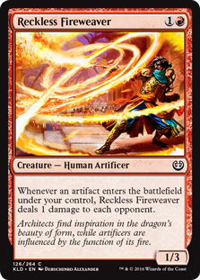 Reckless Fireweaver [Kaladesh]