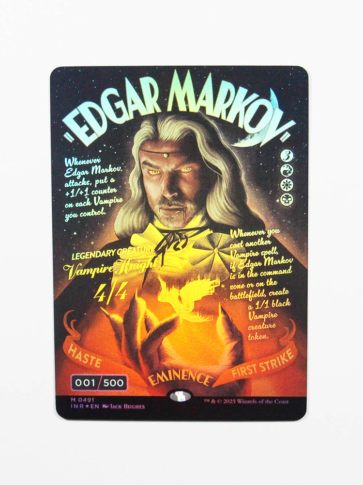 Edgar Markov (Showcase) (Serial Numbered) (Double Rainbow Foil) [Innistrad Remastered]