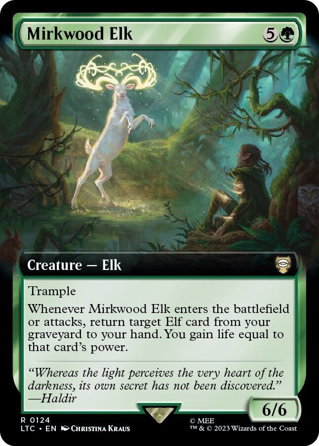 Mirkwood Elk (Extended Art) [The Lord of the Rings: Tales of Middle-Earth Commander]