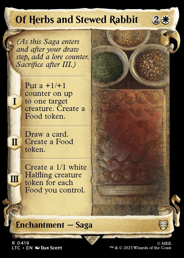 Of Herbs and Stewed Rabbit [The Lord of the Rings: Tales of Middle-Earth Commander]