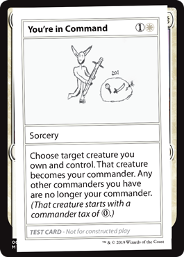 You're in Command [Mystery Booster Playtest Cards]