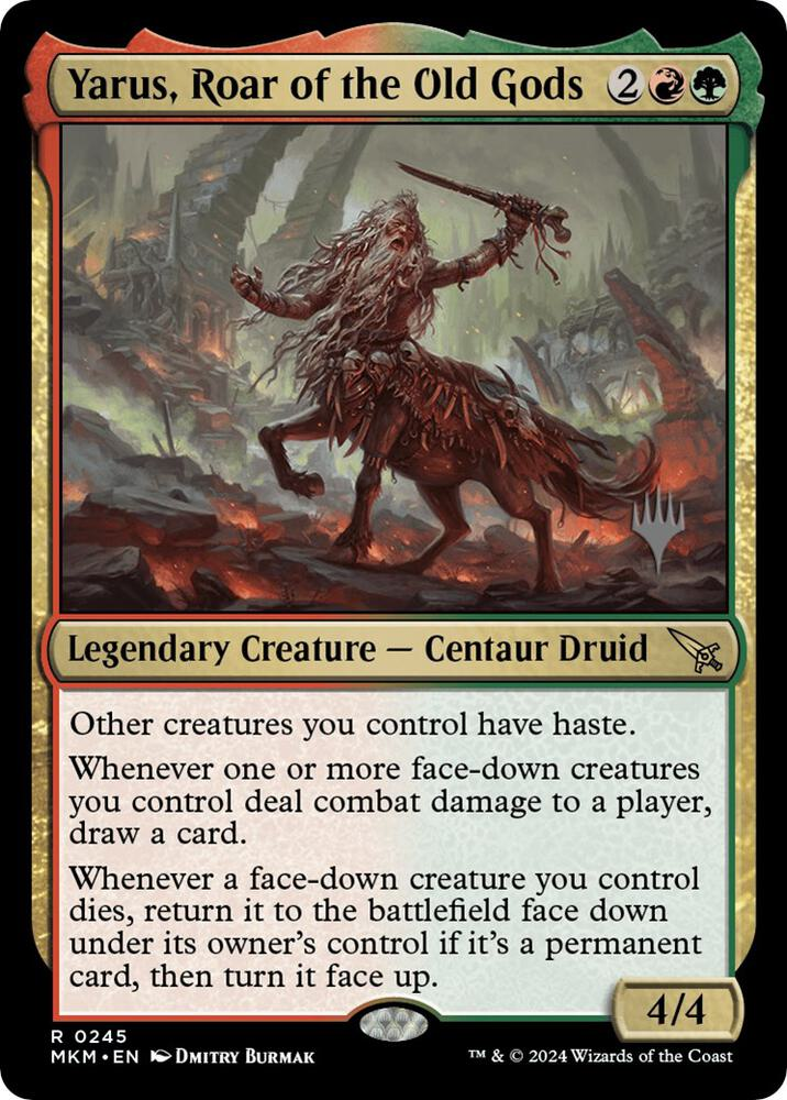 Yarus, Roar of the Old Gods [Murders at Karlov Manor Prerelease Promos]