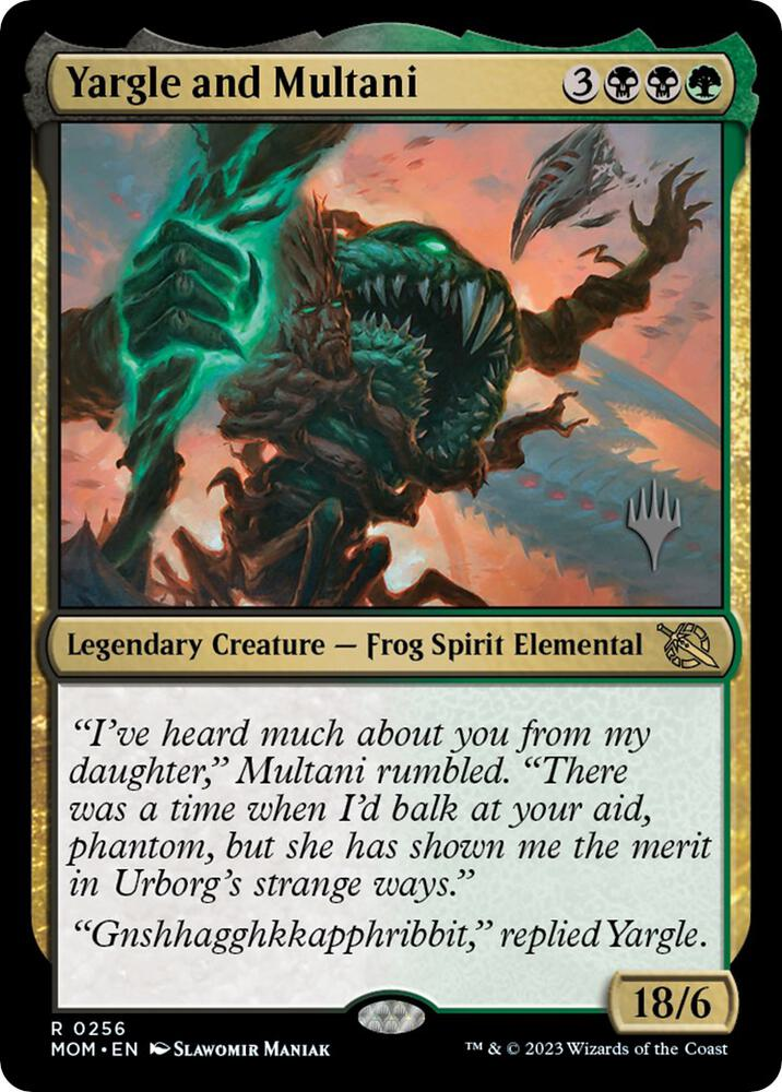 Yargle and Multani [March of the Machine Prerelease Promos]