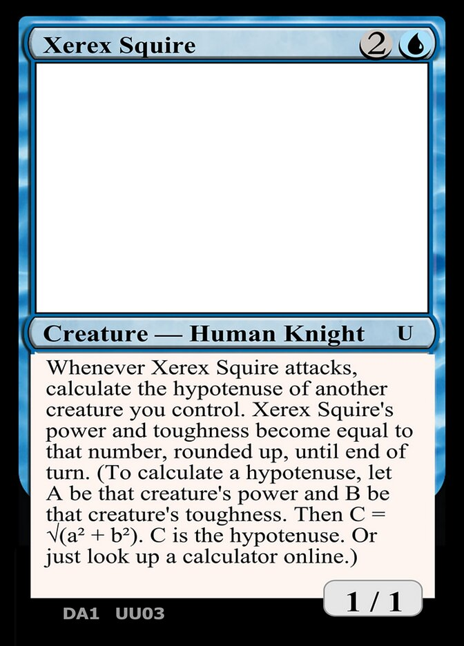 Xerex Squire [Unknown Event]