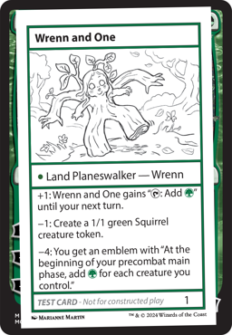 Wrenn and One [Mystery Booster 2 Playtest Cards]