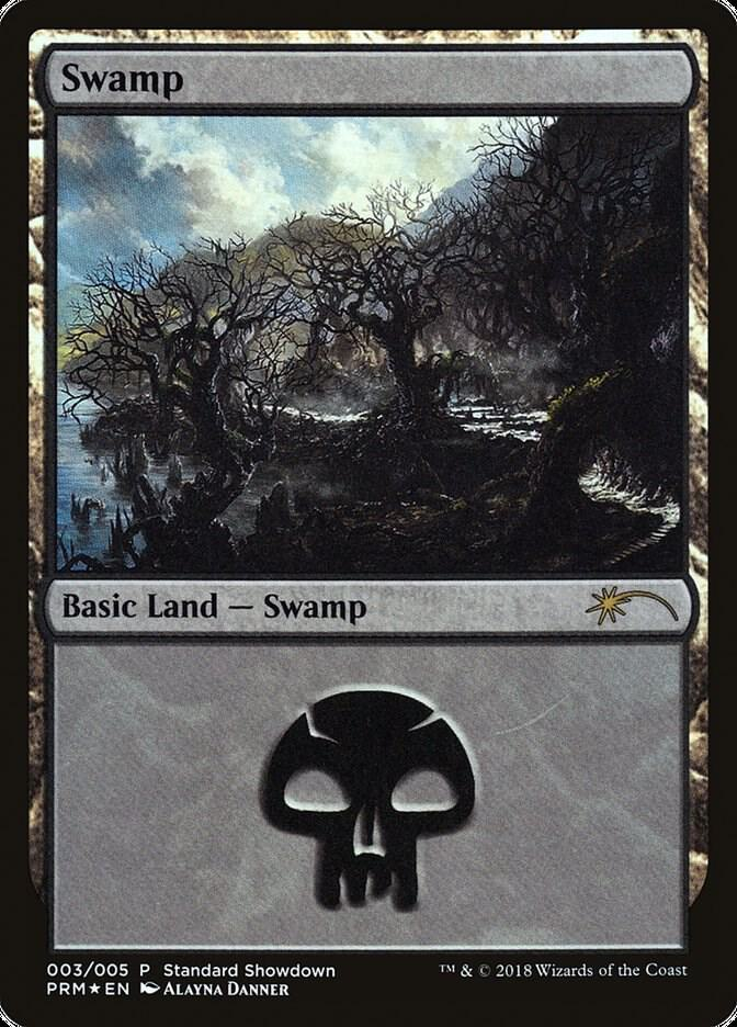 Swamp (3) [Ixalan Standard Showdown]
