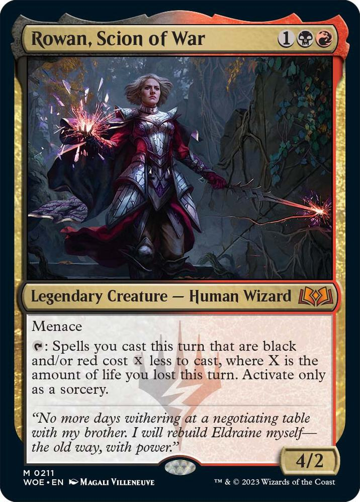 Rowan, Scion of War [Wilds of Eldraine]