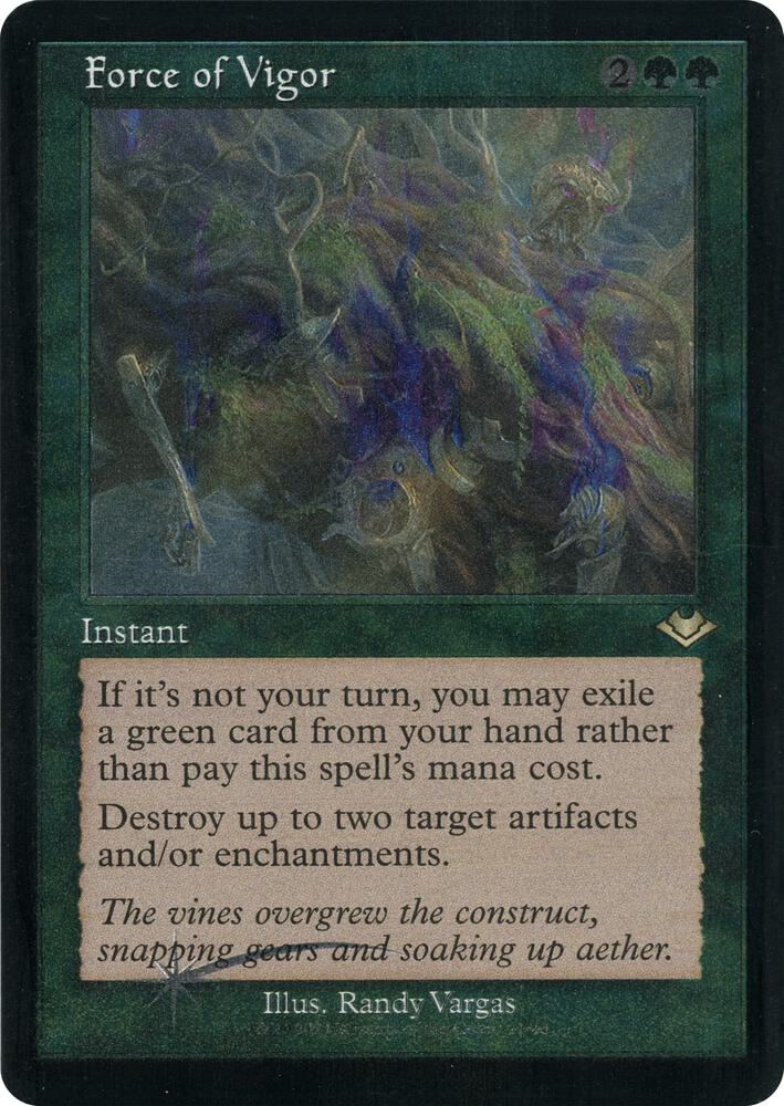 Force of Vigor (Retro Foil Etched) [Modern Horizons 2]