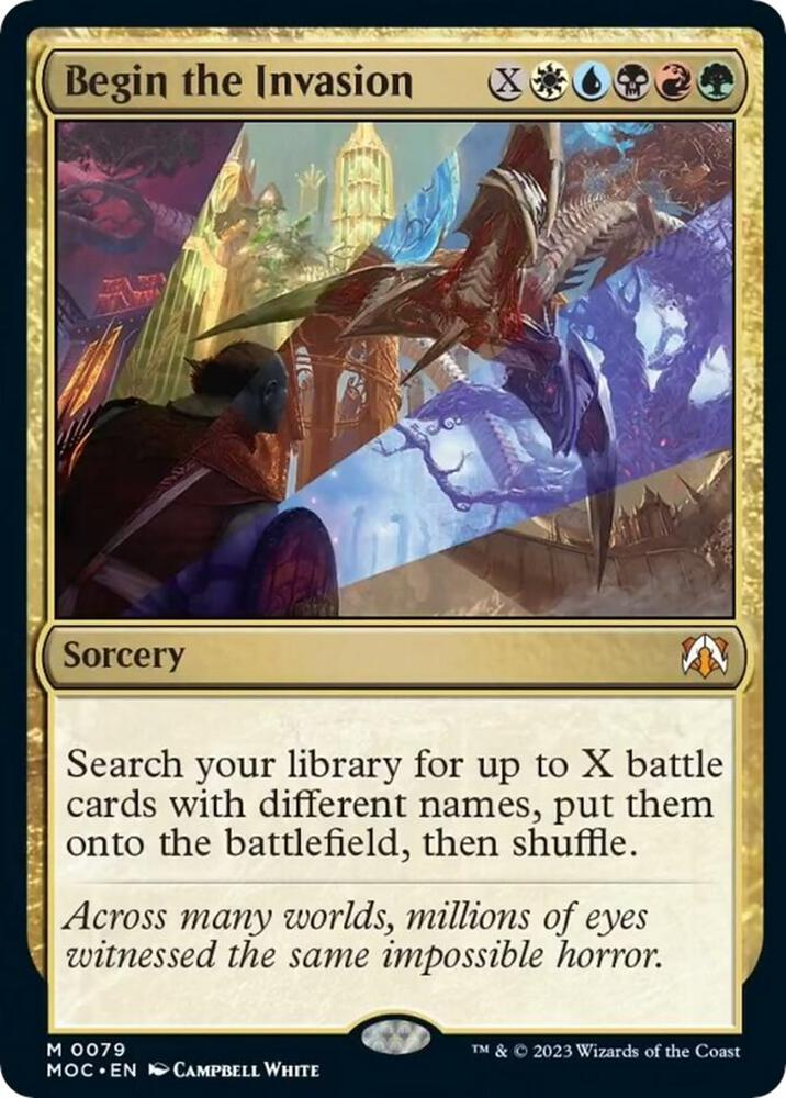 Begin the Invasion [March of the Machine Commander]