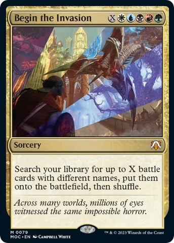 Begin the Invasion [March of the Machine Commander]