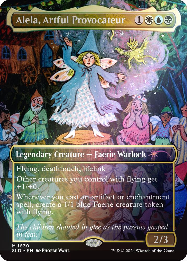 Alela, Artful Provocateur (1630) (Rainbow Foil) [Secret Lair Drop Series]