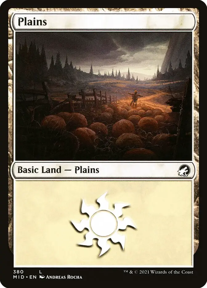 MTG Lands Pack - Plains: Innistrad: Midnight Hunt