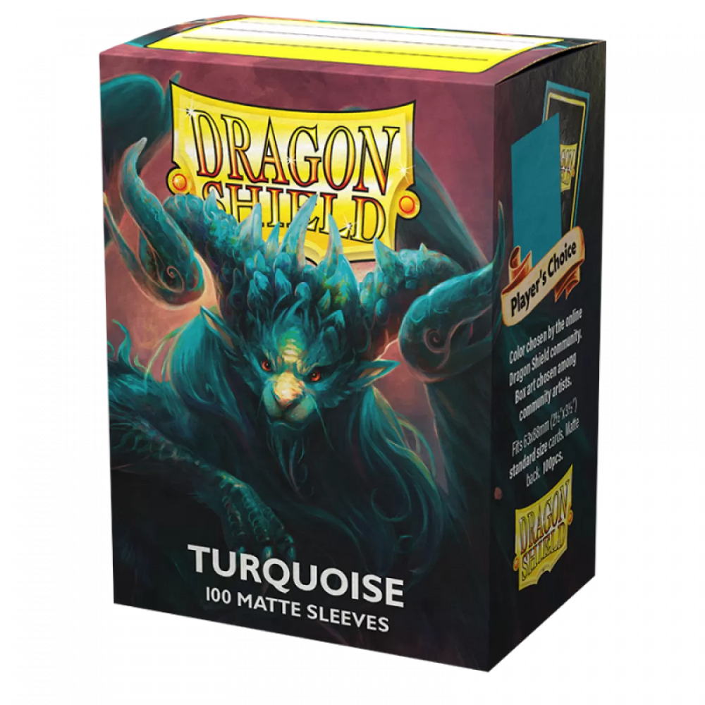 Dragon Shield: Sleeves – Matte – Turquoise Atebeck